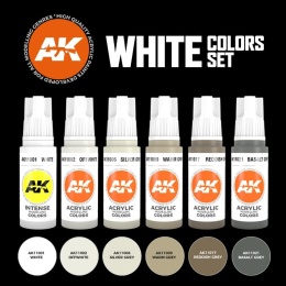 AK-Interactive AK 11609 White Colors Set