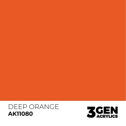 AK Interactive AK11080 DEEP ORANGE – INTENSE