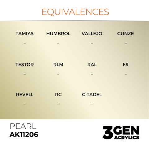 AK Interactive AK11206 PEARL – METALLIC