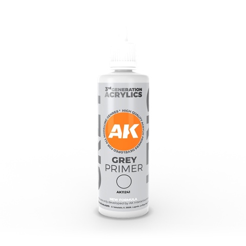 AK Interactive AK11241 GREY PRIMER 100ml
