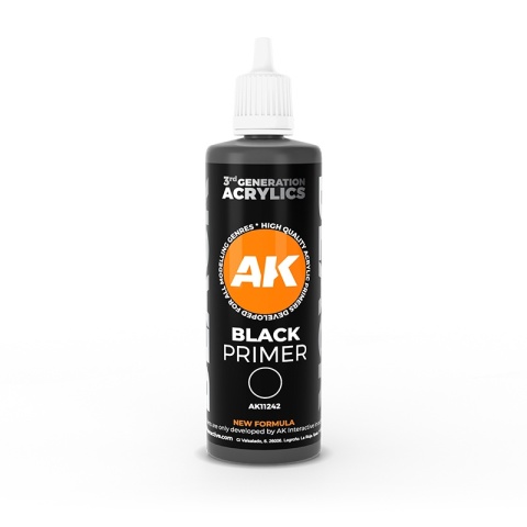 AK Interactive AK11242 BLACK PRIMER 100ml