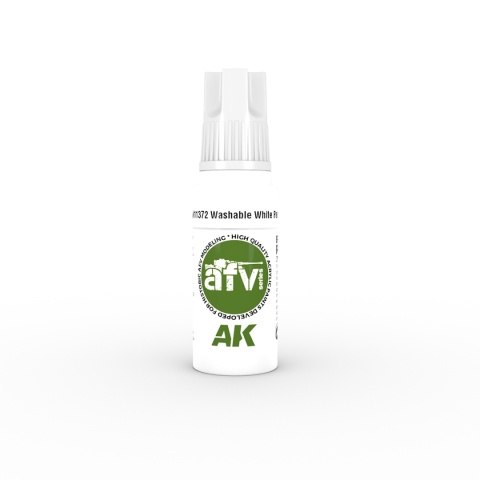 AK Interactive AK11372 WASHABLE WHITE PAINT – AFV