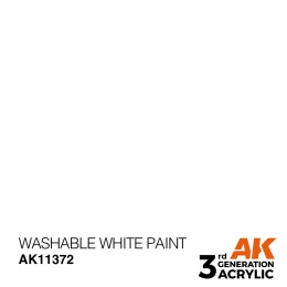 AK Interactive AK11372 WASHABLE WHITE PAINT – AFV