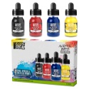 Green Stuff World 13344 Acrylic Inks Set - Basic Opaque