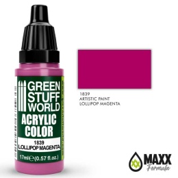Green Stuff World 1839 Acrylic Color LOLLIPOP MAGENTA