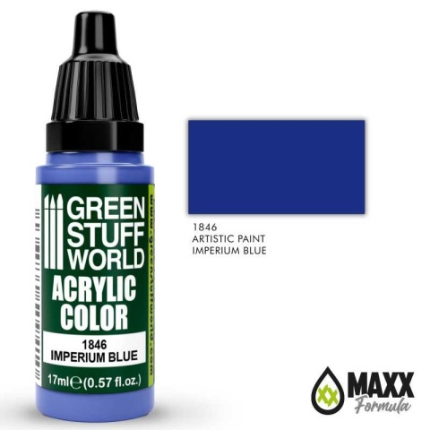 Green Stuff World 1846 Acrylic Color IMPERIUM BLUE
