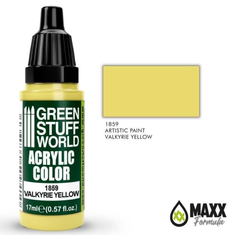 Green Stuff World 1859 Acrylic Color VALKYRIE YELLOW