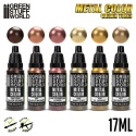 Green Stuff World 9911 Metalic Paint Set - Gold