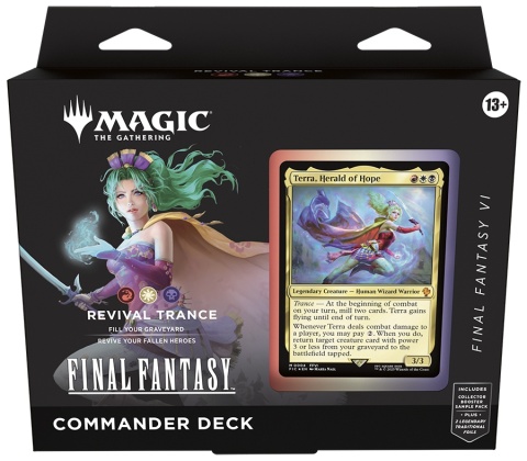 MTG Magic The Gathering - Final Fantasy Revival Trance Commander Deck