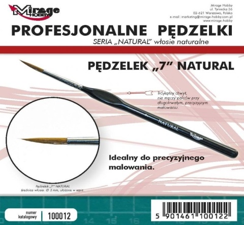 Pędzel Mirage 100012 NATURAL 7