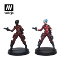 Vallejo 70233 Zestaw Nomads 8 farb + figurka Algucui