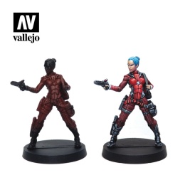 Vallejo 70233 Zestaw Nomads 8 farb + figurka Algucui