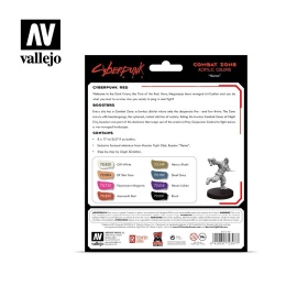 Vallejo 72307 Zestaw 8 farb - Cyberpunk RED Combat Zone