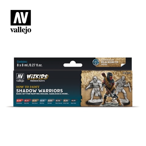 Vallejo 80253 WizKids Zestaw Premium 8 farb - Shadow warriors